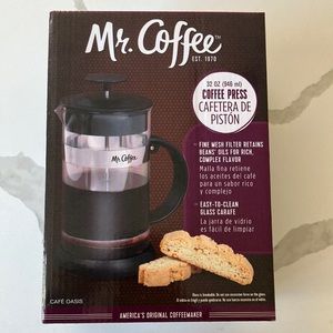 Mr Coffee Press BRAND NEW